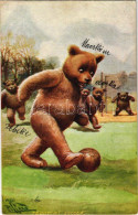 T2/T3 1909 "Teddy At Soccer" Bears, Football S: Pillard (EK) - Unclassified