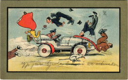 T2 1909 Automobile Humour With Chauffeur And Dog. M. Munk Vienne Nr. 430. - Unclassified