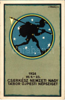 ** T2/T3 1926 Cserkész Nemzeti Nagy Tábor Az Újpesti Népszigeten / Hungarian National Boy Scout Camping Festival S: Máti - Non Classés