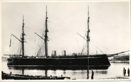 * T1/T2 ~1870 K.u.k. Kriegsmarine SMS CUSTOZA. Foto E, Mioni Trieste, Collezione Ing. L. Accorsi - Reprint - Unclassified