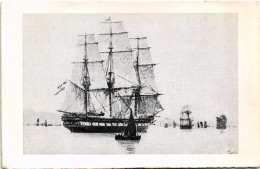 ** T2/T3 SMS NOVARA (1850) Cs. és Kir. Haditengerészet Fregattja / K.u.K. Kriegsmarine, Ausfahrt Der Fregatte SMS Novara - Non Classés