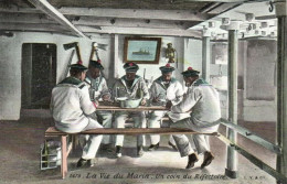 ** T2 La Vie Du Marin. Un Coin Du Refectoire / Inside A French Ship, Dining Hall - Unclassified