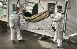 ** T2 La Vie Du Marin. Un Hamac / Inside A French Ship, A Hammock - Unclassified