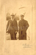 * T2 1922 Piperkovics Főfelügyelő, Jeney Rezső Révkapitány / Ship Station Inspector, Harbor-master; M. Strobl Photo - Non Classés