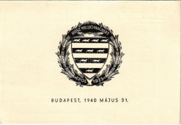 ** T2/T3 Húsz Millió Magyart EPOL 1935. A Budapesti Egészségpolitikai Társaság Propaganda Reklámlapja / Budapest Health  - Sin Clasificación