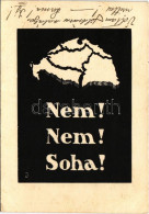 T2/T3 1941 Nem! Nem! Soha! Kiadja A Magyar Nemzeti Szövetség / Hungarian Irredenta Propaganda, Trianon (EK) - Non Classificati