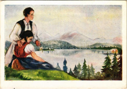 ** T2/T3 Csorba-tó (Tátra). Kiadja A Magyar Nemzeti Szövetség, Don Bosco Ny. / Hungarian Irredenta Art Postcard From Str - Non Classificati