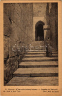 * T2 H. Schmalz: A Machpéla Barlang Bejárata. "Múlt és Jövő" Képeslapok - Judaika / Machpela. Judaica Art Postcard - Non Classés