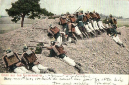 T2/T3 Infanterie In Deckung / German Military, Infantry In The Trench (EK) - Ohne Zuordnung