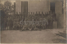 * T2 1918 Szikratávíró Osztrák-magyar Katonák Csoportképe / WWI Austro-Hungarian Telegraph Soldiers Group Photo - Non Classificati