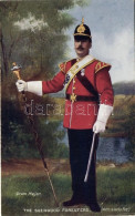 ** T3 The Sherwood Foresters, Drum Major, Raphael Tuck & Sons, Oilette Postcard 9430. (EB) - Unclassified