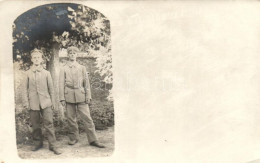 ** T2/T3 WWI German Infantry Soldiers, Photo (EK) - Non Classificati