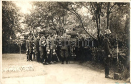 ** T2/T3 Magyar Katonakórus A ~ II. Világháború Idején; Schäffer Udv. Fényképész, Budapest / Hungarian Army Choir, Photo - Non Classés