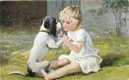 T2/T3 Bons Amis / Child With Dog, Caklovic Nr 52. S: E. Reckziegel - Unclassified