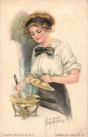 ** T2 'American Girl No. 13.' Cooking Girl, Edward Gross Co. Fidler College Series No. 4., S: Alice Luella Fiddler - Sin Clasificación