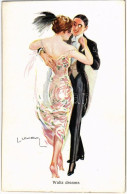 ** T2 Waltz Dreams. Italian Art Nouveau Postcard. E.A.S.B. 103/1. S: Usabal - Ohne Zuordnung