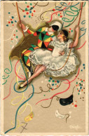 * T2/T3 Masquerade, Clown. Italian Art Postcard. Ballerini & Fratini 364. S: Chiostri (EK) - Unclassified