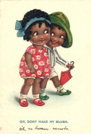 T2 Oh, Don't Make My Blush / 'Cellaro Dolly-Serien' Young Black Couple, Litho - Ohne Zuordnung