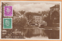 Dobeln I Sa Germany 1932 Postcard Mailed - Doebeln