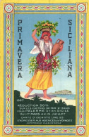 ** T2 1927 Primavera Siciliana / Festival, Tourism Advertisement, A. Marzi Litho - Non Classés