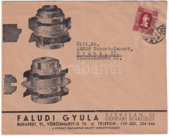 T2 Faludi Gyula Szerszám- és Gépipari Szaküzlet Reklám Borítékja. Budapest, Vörösmarty U. 75. / Hungarian Tool And Machi - Ohne Zuordnung