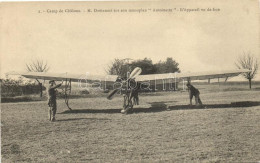 ** T2/T3 Camp De Chalons, M. Demanest Sur Son Monoplan Antoinette / Aircraft (EK) - Ohne Zuordnung