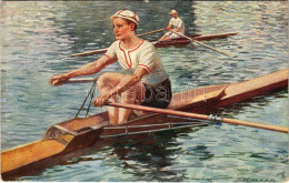 ** T2/T3 Rowing Art Postcard. Raphael Tuck & Sons Oilette Serie Rudersport No. 975. - Unclassified