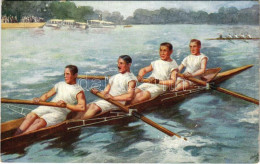 ** T2/T3 Rowing Art Postcard. Raphael Tuck & Sons Oilette Serie Rudersport No. 975. - Ohne Zuordnung