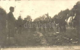 T2 1903 Les Journees Italiennes. Chasse De Rambouillet, Formation De Tableau / Hunting Session, Victor Emmanuel III Of I - Sin Clasificación