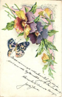 T2 Floral Litho Greeting Card - Non Classés