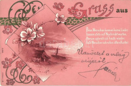 T2 1899 Floral Greeting Card, E.B. & C.i.B. S. 89. Litho - Ohne Zuordnung