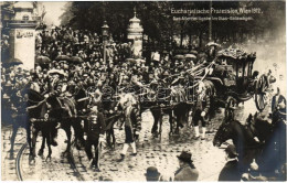 ** T2/T3 1912 Wien, Eucharistische Prozession, Das Allerheiligste Im Glas-Galawagen - Ohne Zuordnung