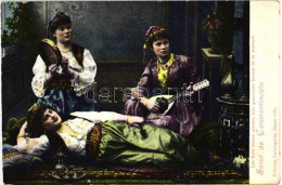 * T2/T3 Constantinople, Les Trois Soeurs Artistes Trés-gracieuses Faisant De La Musique / The Three Sisters, Graceful Ar - Sin Clasificación