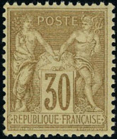 Neuf Sans Charnière N° 80, 30c Brun, Excellent Centrage, TB - Photo WEB - Other & Unclassified