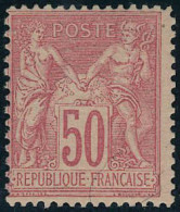 Neuf Sans Charnière N° 98, 50c Rose, TB - Other & Unclassified