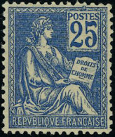 Neuf Sans Charnière N° 118, 25c Brun Foncé, Centrage Parfait, Superbe - Altri & Non Classificati