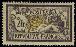 Neuf Sans Charnière N° 122, 2F Merson Violet Et Jaune, Quelques Dents Courtes Sinon TB - Other & Unclassified