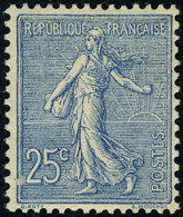 Neuf Sans Charnière N° 132, 25c Bleu, Bon Centrage, TB - Autres & Non Classés