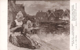 ARTS - Salon De 1912 - Lucas Robiquet - Paix De Village (Hollande)  - Carte Postale Ancienne - Peintures & Tableaux