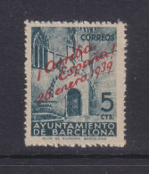 1939 BARCELONA EDIFIL 21. NUEVO **/MNH. CATALOGO 31€ - Barcelona