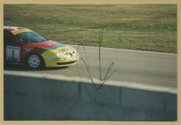 Didier Moureu - Pilote Automobile Français - Photo Originale Signée - 1999 - Deportivo