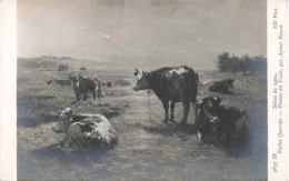 ARTS - Salon De 1912 - Vaches Querrées - Plaines Du Vexin Par Aymar Pezant  - Carte Postale Ancienne - Peintures & Tableaux
