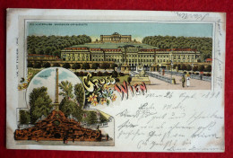 AUSTRIA - GRUSS AUS WIEN 1898, SCHONBRUNN - Castello Di Schönbrunn