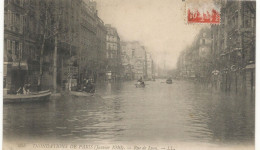 CPA, Th. Evènement , ,N°255 , Paris , Inondations De Paris ( Janvier 1910 ) Rue De Lyon , Ed. LL. 1910 - Floods