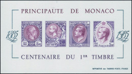 N° 33a, Bloc Centenaire Du Timbre Epreuve De Luxe En Violet, TB - Ph. WEB - Autres & Non Classés