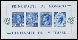 Neuf Sans Charnière N° 33a, Bloc Du Centenaire Du Timbre, Non Dentelé, T.B. - Other & Unclassified
