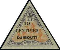 Neuf Avec Charnière N° 32c, 10c Sur 2f Variété Gros O, T.B. - Otros & Sin Clasificación