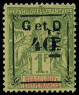 Neuf Avec Charnière N° 54, 40 S/1F, Olive Surcharge Noire, Cl, TB - Autres & Non Classés