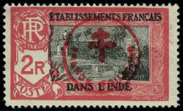 Neuf Avec Charnière N° 230 U, 2R Rouge Et Noir, France Toujours, Pli Sinon TB, Signé Brun - Autres & Non Classés