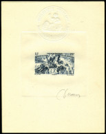 N° 55/60, La Série Tchad Au Rhin 6 Valeurs, Epreuves D'artiste Signées Decaris + Cachet à Sec Du Ministère, TB - Sonstige & Ohne Zuordnung